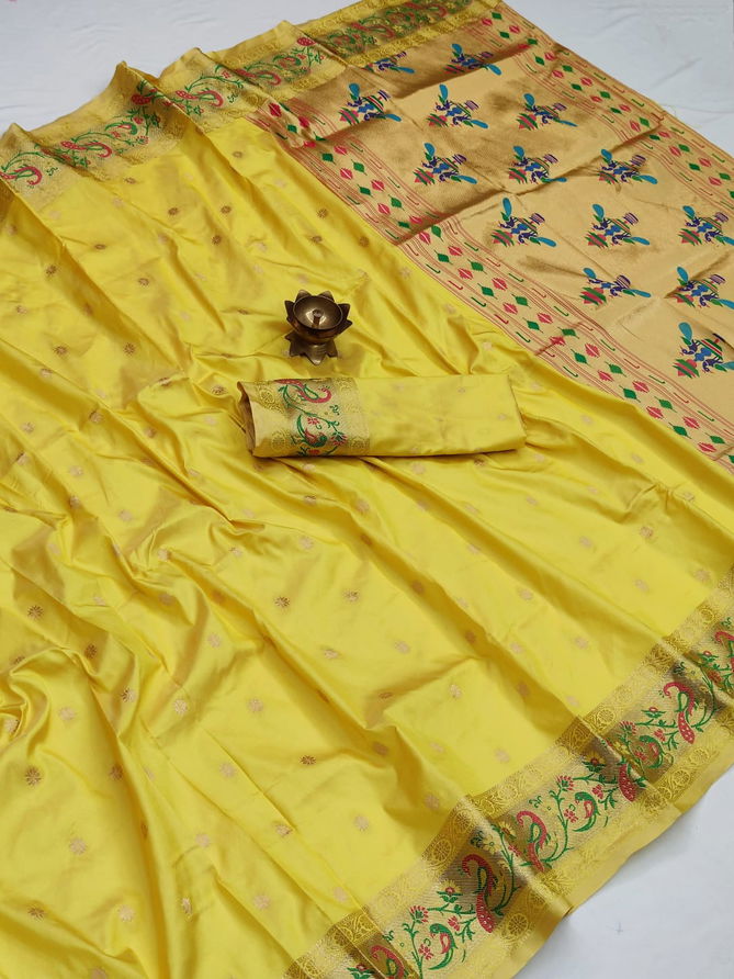 Meera 74 New Exclusive Wear Banarasi Silk Designer Latest Saree Collection